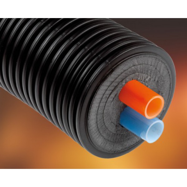 Izoliuotas vamzdis Terrendis 140/2x25x2.3 PE-Xa SDR 11 PN6