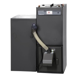 GRANULINIS KATILAS NIBE-BIAWAR, PELLUX 200 TOUCH NCS 20 KW SU 300L BUNKERIU