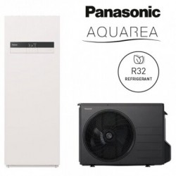 Šilumos siurblys oras - vanduo PANASONIC Aquarea HP All in One K karta 3,2/3,2 kW, WH-ADC0309K3E5+WH-UDZ03KE5 su 185 l karšto vandens talpa