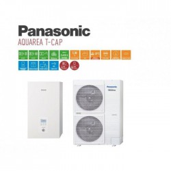 Šilumos siurblys oras - vanduo PANASONIC  WH-SQC12H9E8 / WH-UQ12HE8 12KW T-CAP (TRIFAZIS) NEPAPRASTAI TYLIAI VEIKIANTIS IŠORĖS BLOKAS