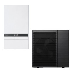 Šilumos siurblys oras - vanduo PANASONIC Aquarea Bi-Bloc K karta 5,0/5,0 kW, WH-SDC0309K3E5+WH-UDZ05KE5 be karšto vandens talpos