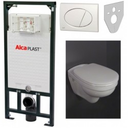 Potinkinio rėmo ir pakabinamo wc komplektas Alcaplast