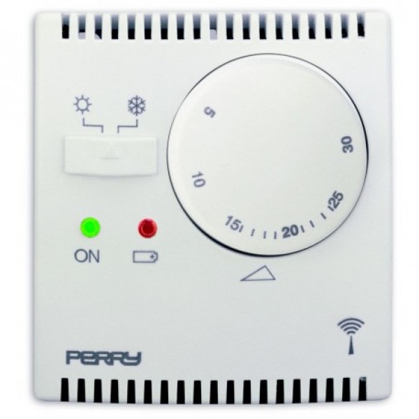 Bevielis kambario termostatas PERRY su patalpos temperatūros davikliu 1TXTETX03