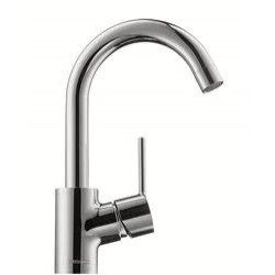 Maišytuvas praustuvui su ventiliu su aukšta svirtim Hansgrohe