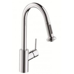 Maišytuvas virtuvei su ištraukiama galva Hansgrohe