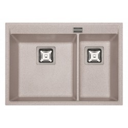 Dirbtinio granito plautuvė DELICIA SQD150W