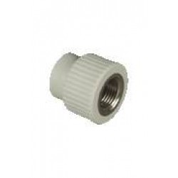 PPR perėjimas su vidiniu metaliniu sriegiu 63x2" lituojamas