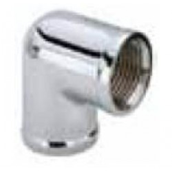 Chromuota alkūnė 90° V/V 1/2"