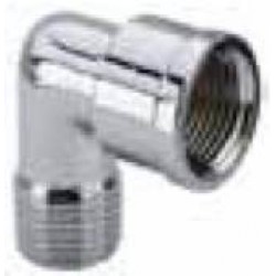 Chromuota alkūnė 90° V/I 1/2"