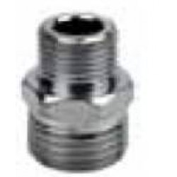 Chromuotas redukuotas nipelis 3/4"x1/2" 