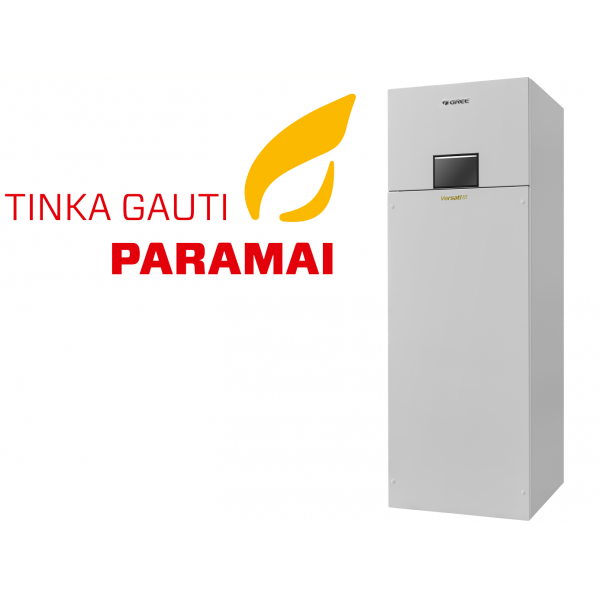 Vidinė šilumos siurblio oras/vanduo dalis Gree Versati III DUO 9,5/8,4kW