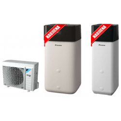 Daikin šilumos siurblys Altherma 3 ECH2O, EHSHB04P30DA+ERGA04DAV3, SOLAR 6.41 kW su 294 L karšto vandens talpa, be vėsinimo funkcijos, be el. teno, 230V