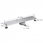 Dušo latakas "VLINE 360 Pro L" 900mm montavimui prie sienos