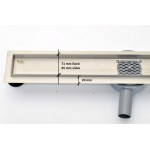 Dušo latakas "Vline 360 Pro" 70X800 mm